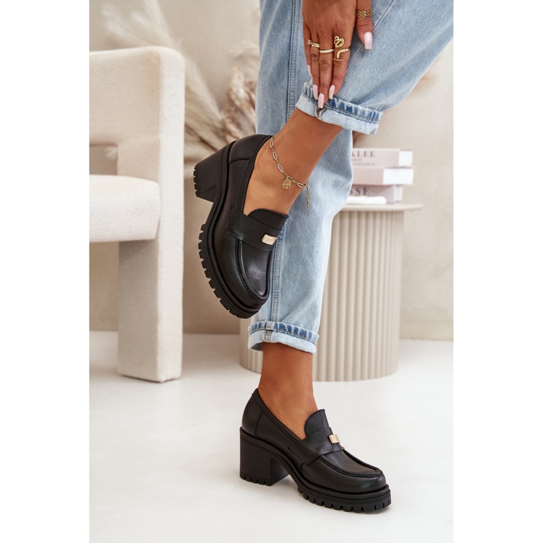 Chaussures à talons hauts femme Zazoo noires 1