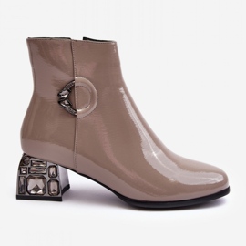 Step in style Bottes Modèle Da MR870-93 Vernis Gris - Entrez avec style 3