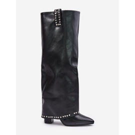 CLS-363 Bottes noires le noir 2