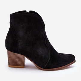 Step in style Santiags Modèle Lewski EV28 Black Velour - Entrez avec style le noir 3