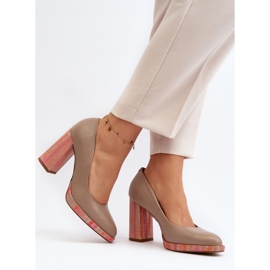 Step in style Escarpins Modèle Laura Messi 2746/252-837 Beige - Entrez avec style 2 Step in style Escarpins Modèle Laura Messi 2746/252-837 Beige - Entrez avec style 2