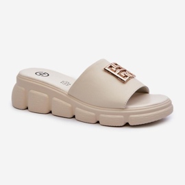 Step in style Sandale Tongs Modèle Vinceza 41444 Beige - Entrez avec style 2