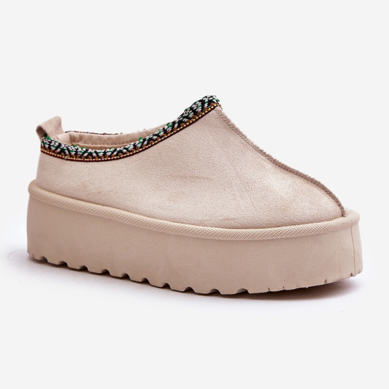 Step in style Chaussons Modèle Neroma 877-1 Beige Clair - Entrez avec style 2