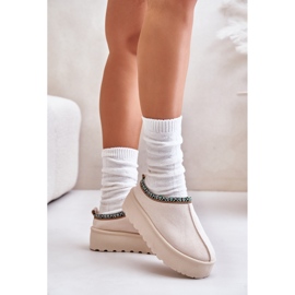 Step in style Chaussons Modèle Neroma 877-1 Beige Clair - Entrez avec style 3