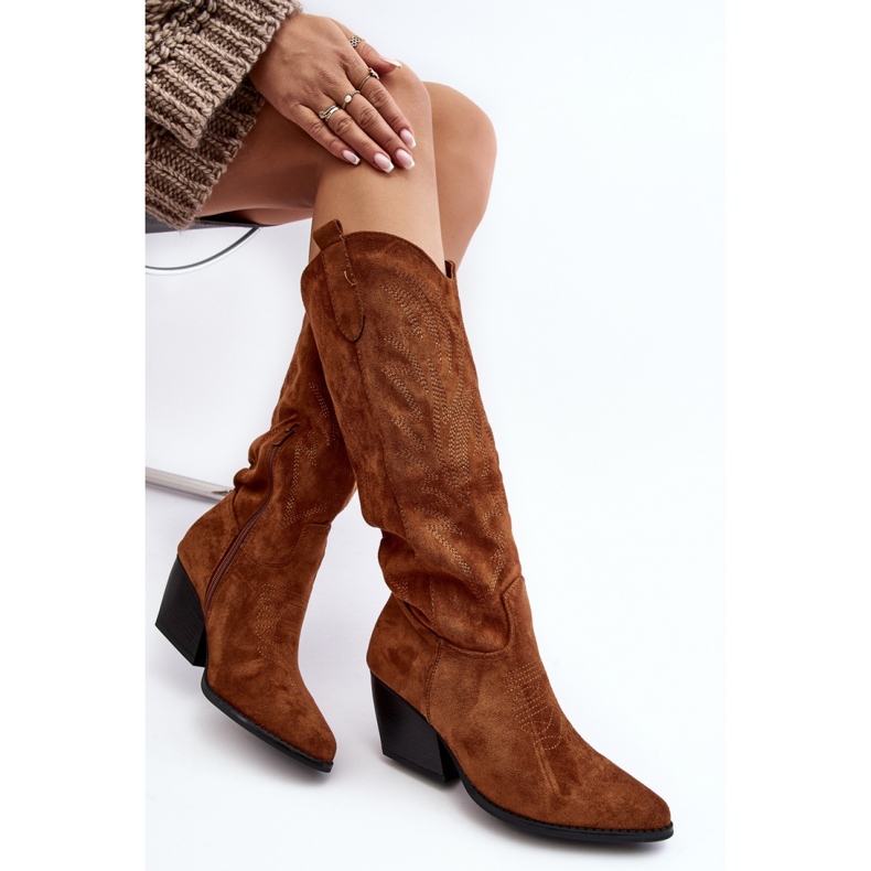 Step in style Bottes Modèle Sloana WZ688-12 Camel Suede - Entrez avec style brun 2