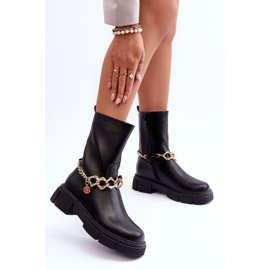 Step in style Bottes Modèle Pugen A-767 Noir - Entrez avec style le noir 1
