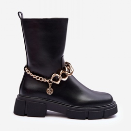 Step in style Bottes Modèle Pugen A-767 Noir - Entrez avec style le noir 3