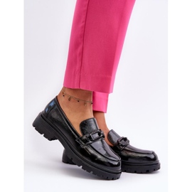 Step in style Mocassins Modèle Imbleria 66616 Vernis Noir - Entrez avec style le noir 1
