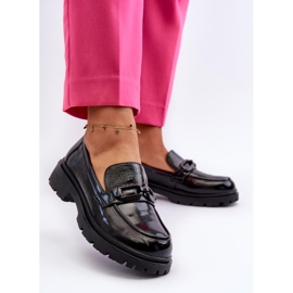 Step in style Mocassins Modèle Imbleria 66616 Vernis Noir - Entrez avec style le noir 3