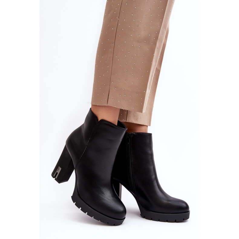 Bottines femme Noir le noir 1