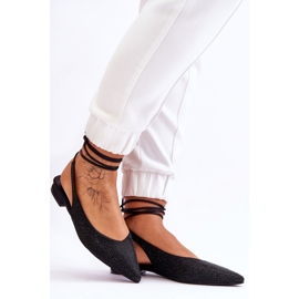 Ballerines femme à talon ouvert Noir le noir 2