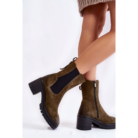 Step in style Bottes Modèle Liris 23-10812 Kaki - Entrez avec style vert 2