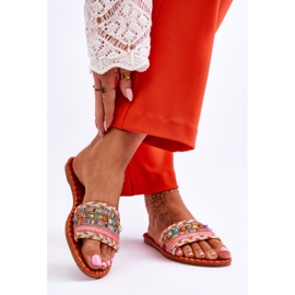 Step in style Sandale Tongs Modèle Bellisa CK270P Orange - Entrez avec style 1