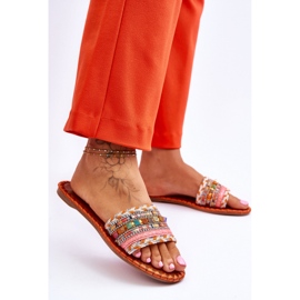 Step in style Sandale Tongs Modèle Bellisa CK270P Orange - Entrez avec style 2