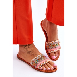 Step in style Sandale Tongs Modèle Bellisa CK270P Orange - Entrez avec style 3