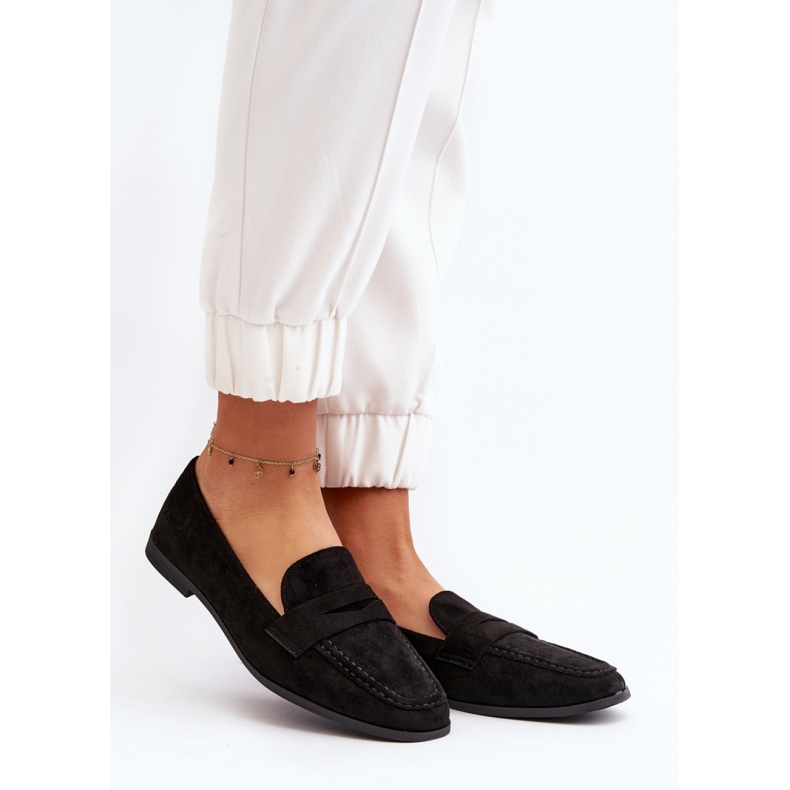 Mocassins classiques pour femmes Noir le noir 1