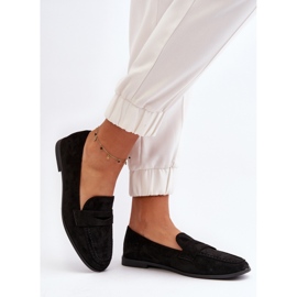 Mocassins classiques pour femmes Noir le noir 2