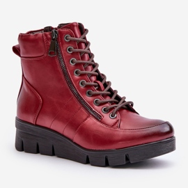Step in style Bottes Modèle Savindria RMR23109A-2 Rouge - Entrez avec style 2