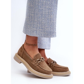 S.Barski Mocassins plats femme marron brun 1 S.Barski Mocassins plats femme marron brun 1