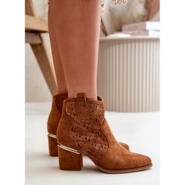 Step in style Bottes Modèle Vosilara NS528P Camel - Entrez avec style brun 3