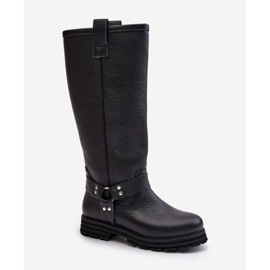 Step in style Bottes Modèle Lewski 3615 Cuir Noir - Entrez avec style le noir 2