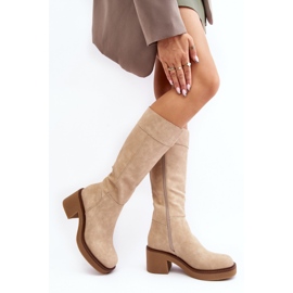 Step in style Bottes Modèle Calvisa KZ930 Beige - Entrez avec style 2