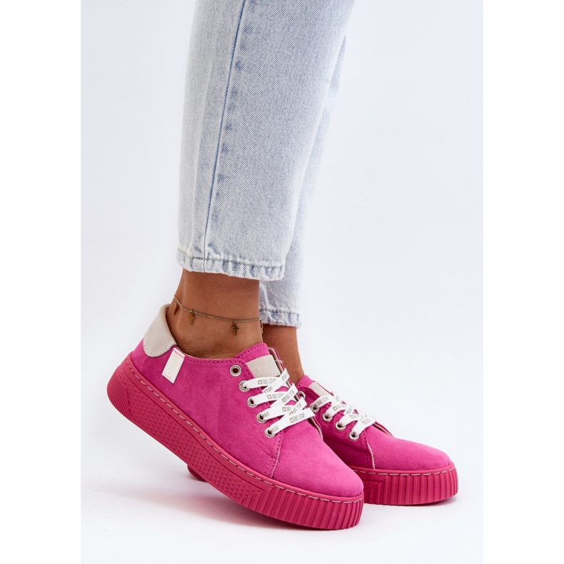 Step in style Baskets Modèle Big Star NN276004 Fuchsia - Entrez dans le style rose 1
