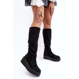 Step in style Modèle S.Barski HY53-8 Bottes noires - Entrez avec style le noir 1