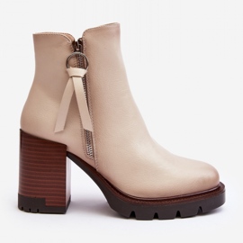 Step in style Bottes Modèle Brittney 58103 Beige - Entrez avec style 3