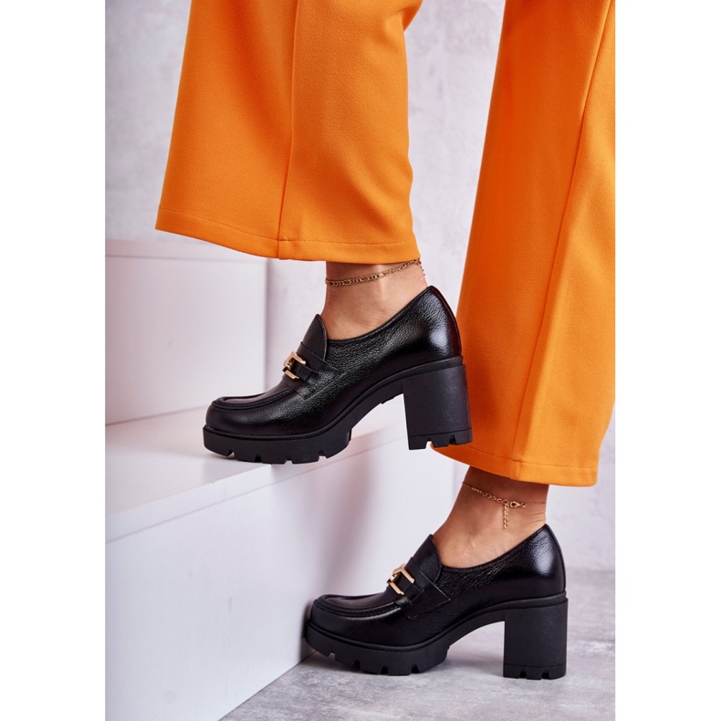 Step in style Chaussures Modèle Mikeyla 20115 Cuir Noir - Entrez avec style beige 2