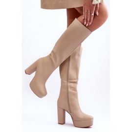 Step in style Bottes Modèle Baldrema F11188 Beige - Entrez avec style 3