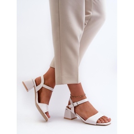 Step in style Sandales Modèle Leisha LT33-10 Blanc - Entrez avec style blanche 3