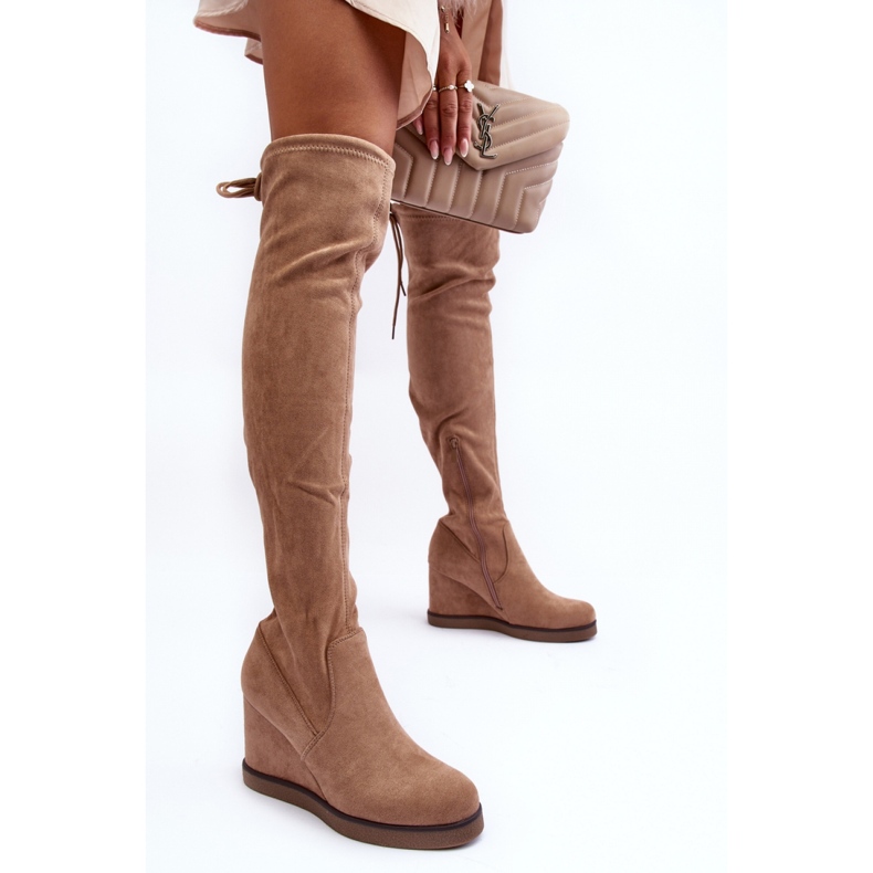 Step in style Cuissardes Modèle Mephal NS362P Beige Daim - Entrez avec style 2