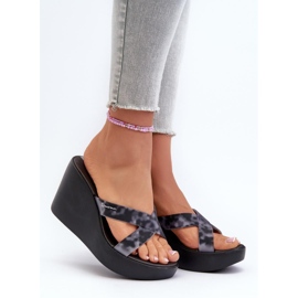 Ipanema Sandales compensées femme noires le noir 1