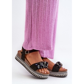 Step in style Sandales Modèle S.Barski HY056 Noir - Entrez avec style 1