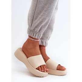Step in style Sandale Tongs Modèle Vimarils 695-01 Beige Clair - Entrez avec style 1