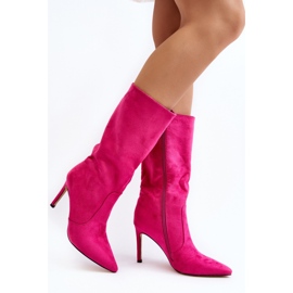 Step in style Bottes Modèle Odetteia CLS-256 Fuchsia - Entrez avec style rose 2