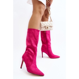 Step in style Bottes Modèle Odetteia CLS-256 Fuchsia - Entrez avec style rose 3