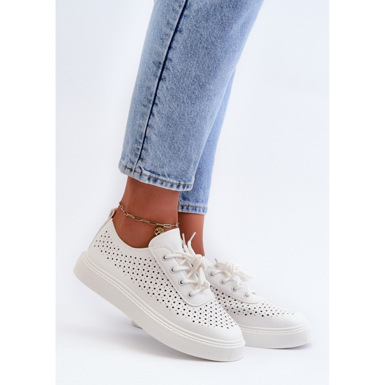 Step in style Baskets Modèle Tanvi BL519P Blanc - Entrez avec style 1