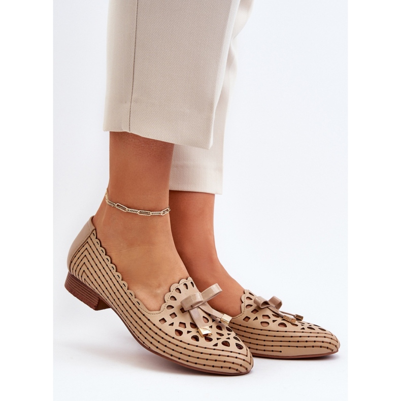 Step in style Ballerines Modèle Nestavia ASA222-1 Beige - Entrez avec style 1