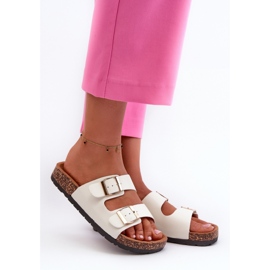 Step in style Sandale Tongs Modèle Cortina DZ121-9 Blanc - Entrez avec style 1