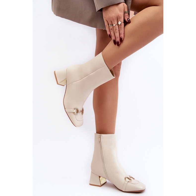 Step in style Bottes Modèle Adinah 1063 Beige Clair - Entrez avec style 2