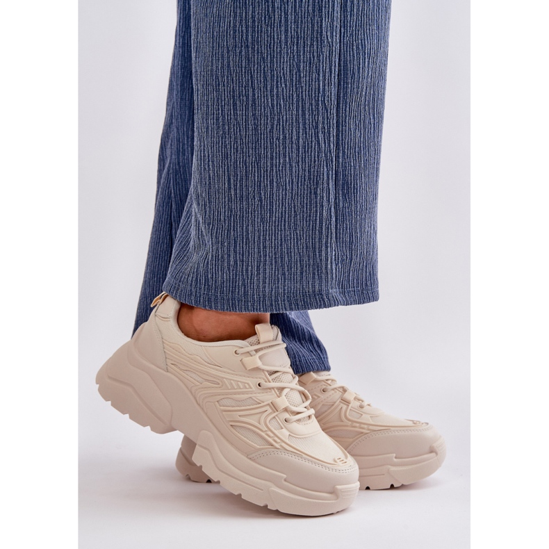 Step in style Chaussures de Sport Modèle Lerista MM06 Beige Clair - Entrez avec style 1