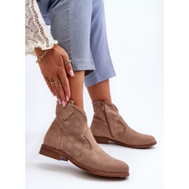 Step in style Bottes Modèle S.Barski HY66-151 Beige - Entrez avec style 1