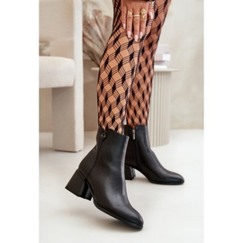 Step in style Bottes Modèle Vinceza 77106 Cuir Noir - Entrez avec style le noir 1
