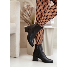 Step in style Bottes Modèle Vinceza 77106 Cuir Noir - Entrez avec style le noir 2