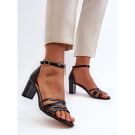 Step in style Sandales Modèle Enitia 24SD98-6768 Noir - Entrez avec style le noir 2