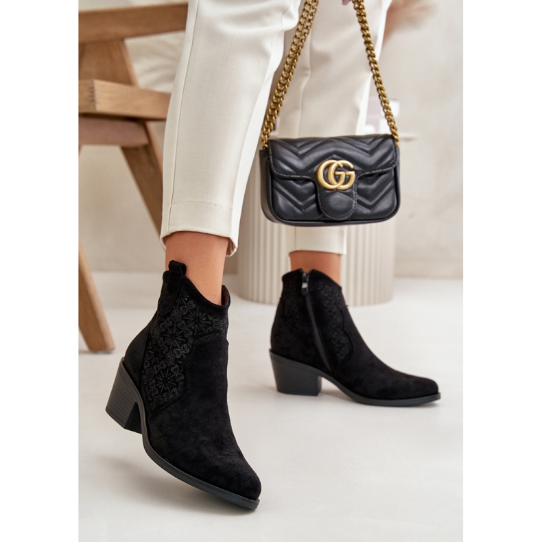 Step in style Bottes Modèle S.Barski HY42-944 Noir - Entrez avec style le noir 1