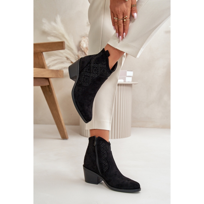 Step in style Bottes Modèle S.Barski HY42-944 Noir - Entrez avec style le noir 2