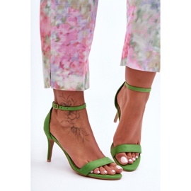 Step in style Sandales Modèle Tossa LE0102P Vert - Entrez avec style 1